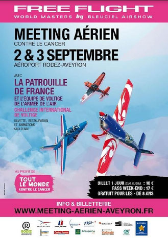 Meeting aérien contre le cancer 2017