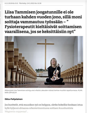 Ilkka-Pohjalaisen haastattelu 2018