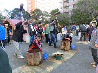 餅つき大会