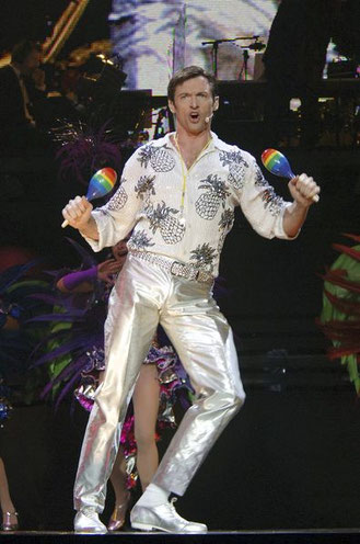 Hugh Jackman dans le rôle de Peter Allen dans  "The Boy From Oz" à Sydney  (2006)