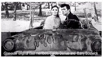Carole Demas  (Sandy) et Barry Bostwick (Danny) Grease - Broadway (1972)