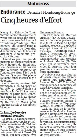 12 octobre 2013