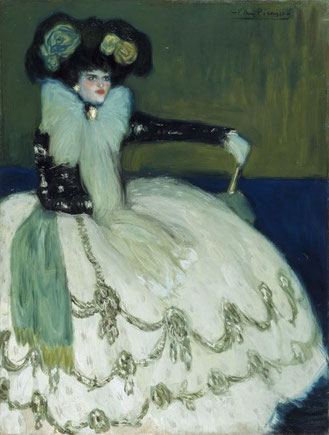 Mujerv en azul. Pablo Picasso. Museo Reina Sofía