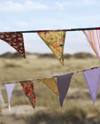 guirlande de drapeaux coton