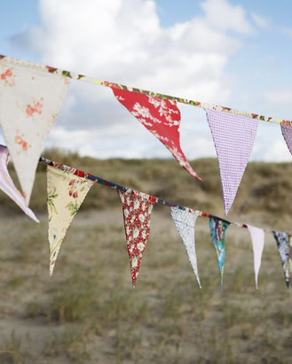guirlande de drapeaux coton