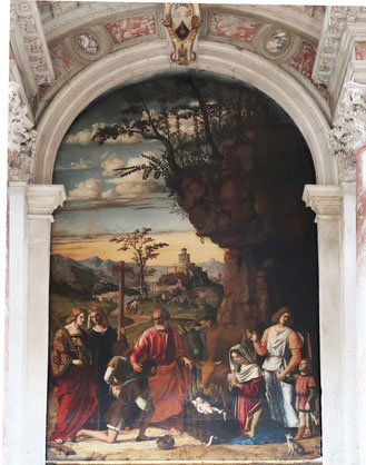 Venise - Eglise S.-M. di Carmini - Cima da Conegliano - Adoration des bergers 