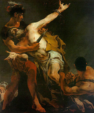 Tiepolo - Martyre de St Sébastien (1722) - Venise-Chiesa San Stae