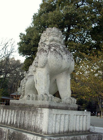 武田神社 狛犬