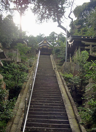 諏訪神社 石段