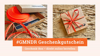 #GMNDR Geschenkgutschein in der Geschenk-Box – direkt online bestellen