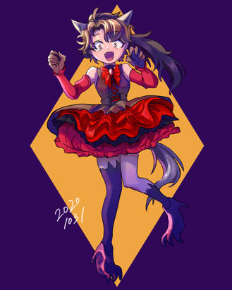 キャラクターイラスト　ミーニャ