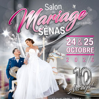 Salon du Mariage de Sénas - 24 et 25 Octobre 2026