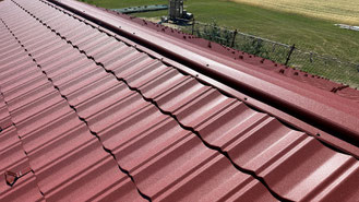 Metalldach in Ziegeloptik