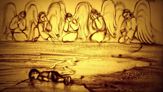 Angel on the seashore, Aylan Kurdi, Syrien