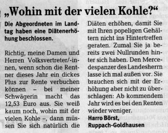 Westerwälder Zeitung 26.03.2009