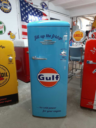 Neugerät Gulf DesignAutomat Retro Kühlschrank
