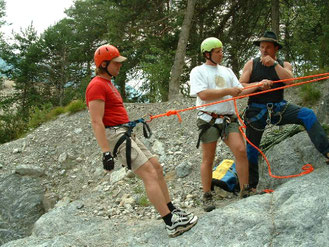 Abseilen, Seiltechnik Knotenkunde Sichern Schlucht Training
