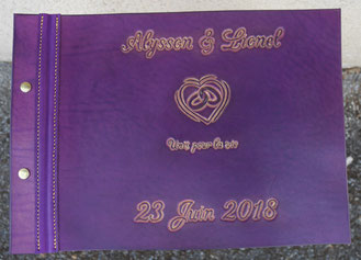 Livre d'or de mariage Alysson et Lionel