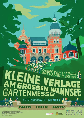 Plakat Kleine Verlage am Großen Wannsee