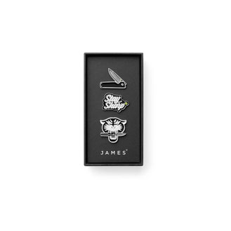The James Brand The TJB Enamel Pin Set