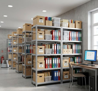 castillan-steel-schwerlastregal-grau-epoxy-polyester-archivregal