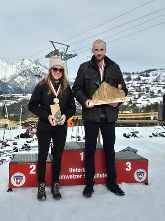 Die beiden Tagessieger Melanie Zahno & Daniel Stoffel