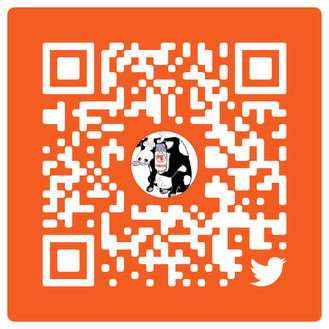 塚田牛乳公式X（旧Twitter）　QRコード