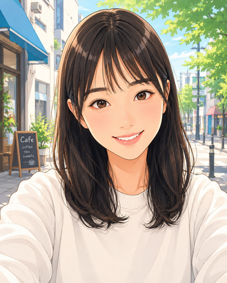 チャットGPT画像生成現代アニメ風