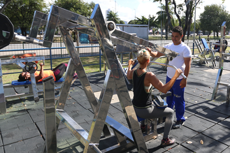 akademie, fitness, sport, boa viagem, recife, pernambuco, brasilien, freiluft gym, gesund essen, strandleben, strand academie
