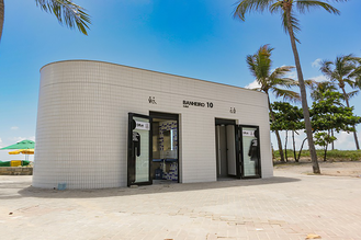 boa viagem, infrastruktur, wc, toiletten, strand, recife, pernambuco, brasilien, sauber, strandleben, brasilien reisen
