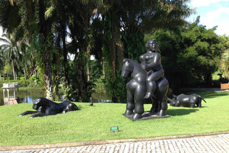 botero, dame mit pferd, ricardo brennand, institito brennand, recife, brasilien, pernambuco, museum, schloss park, brasilien reisen, bildergalerie
