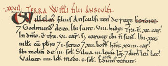 Aston's entry in the Domesday Book from Open Domesday. See Acknowledgements for a link to that website. Click to enlarge.