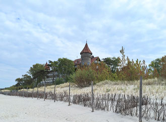 Restaurant am Strand von Leba 