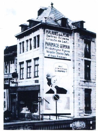 La pharmacie Germain détruite en 1966