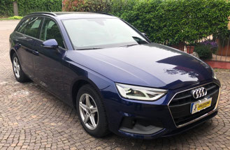 Audi A4 in occasione a Brescia uscito dal casello autostradale di Rovato a 15 min. da Bergamo