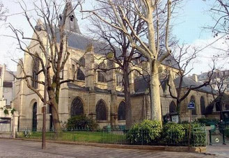 Eglise Saint Médard et son jardin