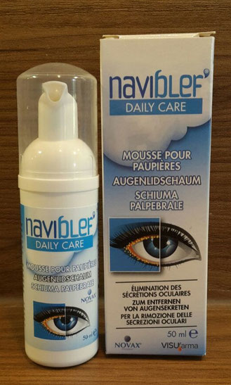 Naviblef Augenlidschaum Lidhygiene Produkttest (Trockene Augen, Sicca Syndrom)