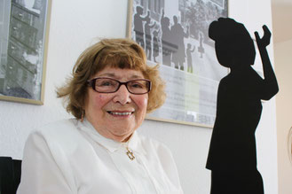 Zur Ausstellungseröffnung 2018 war Paula Freundlich in Rehburg – neben ihrem Alter Ego, der 13-jährigen Paula, die Bad Rehburg verlassen musste.