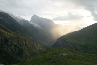 Klettern Schlossberg, Rittergold, Hinterschloss, Hinter Schloss, Spannorthütte, Engelberg