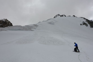 Gwächtenhorn SSW-Grat, Gwächtenhorn-SSW-Grat, Gwächtenhorn Südsüdwestgrat, Süd-südwestgrat, Abstieg, Sustenlimi