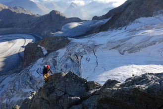 Piz Palü, Ostpfeiler, östlicher Nordwand Pfeiler Piz Palü, östlicher Nordwandpfeiler