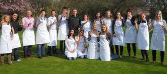 Corporate team build cookery event