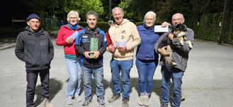 Uli/Rita (Platz 2), Erdal/Achim (Sieger); Marita/Jacques (Platz 3)