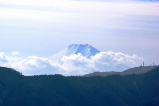 浅間嶺からの富士山眺望
