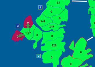 Warlight, Brettspiel Risiko, praktisch schon gewonnen