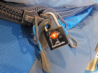 A TSA padlock