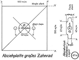 (Abziher = extracteur)