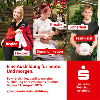 Ausbildung bei der Sparkasse ROW OHZ