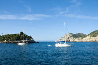 Bucht auf Ibiza