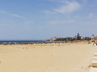 La spiaggia di ponente davanti casa